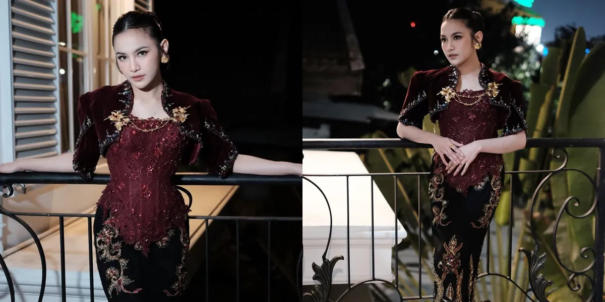 8 Portraits of Mahalini Attending the Ngunduh Mantu Event of Al Ghazali and Alyssa Daguise, Looking Elegant