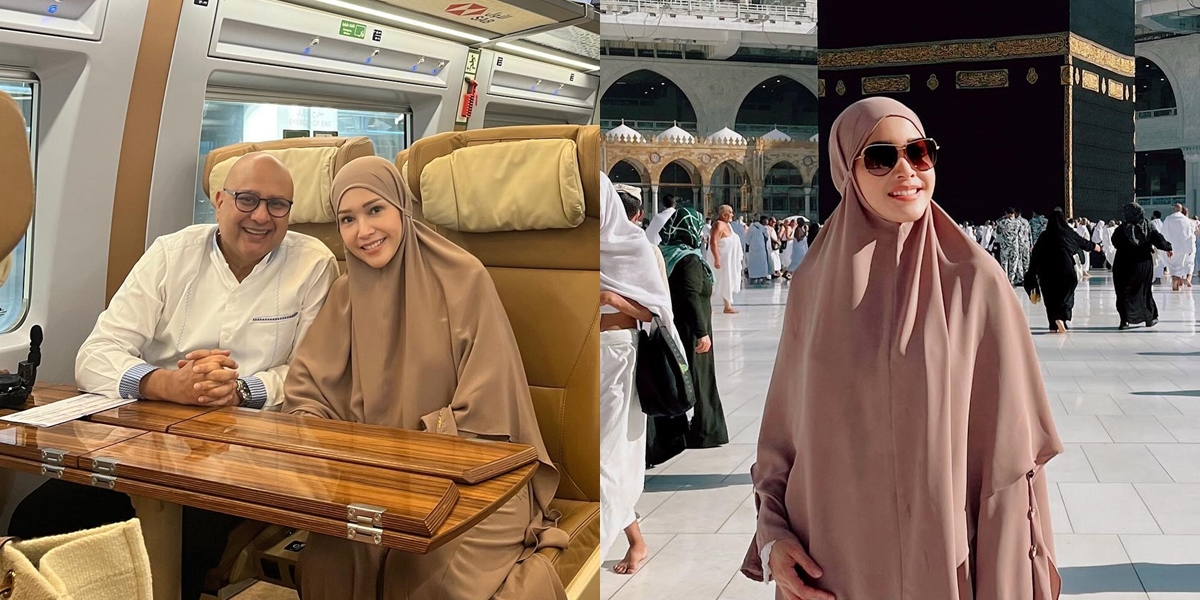 8 Portraits of Maia Estianty Becoming an Impromptu Guide in Madinah, Saving Dozens of Lost Pilgrims - Admits to Still Being Happy Despite Ibadah Not Being Optimal