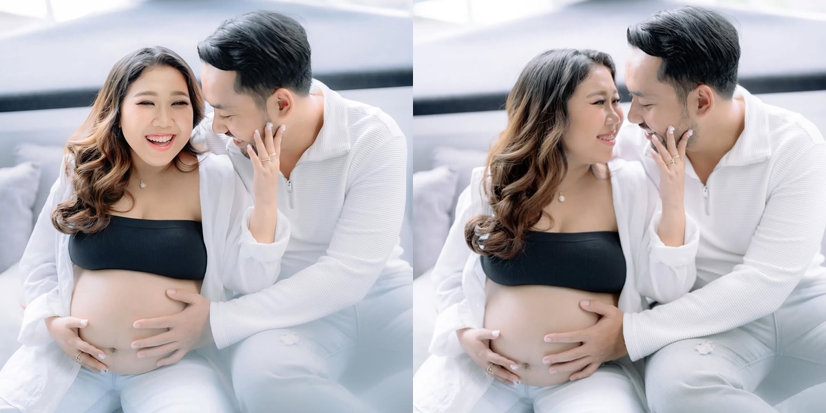 8 Maternity Portraits of Kiky Saputri and Khairi Awaiting the Birth of Baby 'K', Showcasing a Maximum Happy Baby Bump