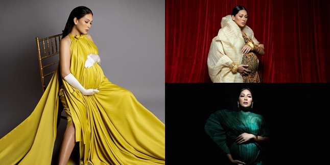 8 Elegant-themed Maternity Shoot Pictures of Tata Janeeta, Showing her Growing Baby Bump - Exudes Maternal Aura