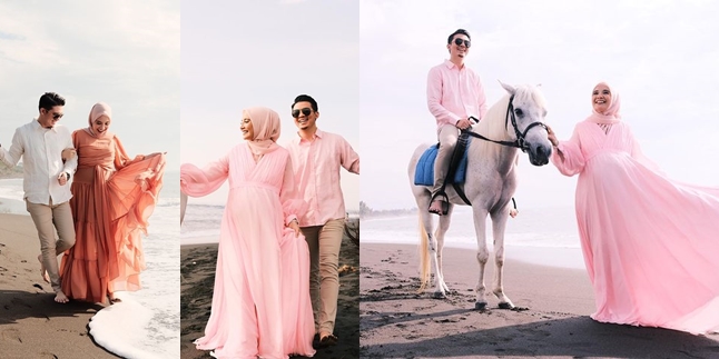 8 Photos of Zaskia Sungkar - Irwansyah's Maternity Shoot, Baby Bump Starts to Show - Babymoon in Bali