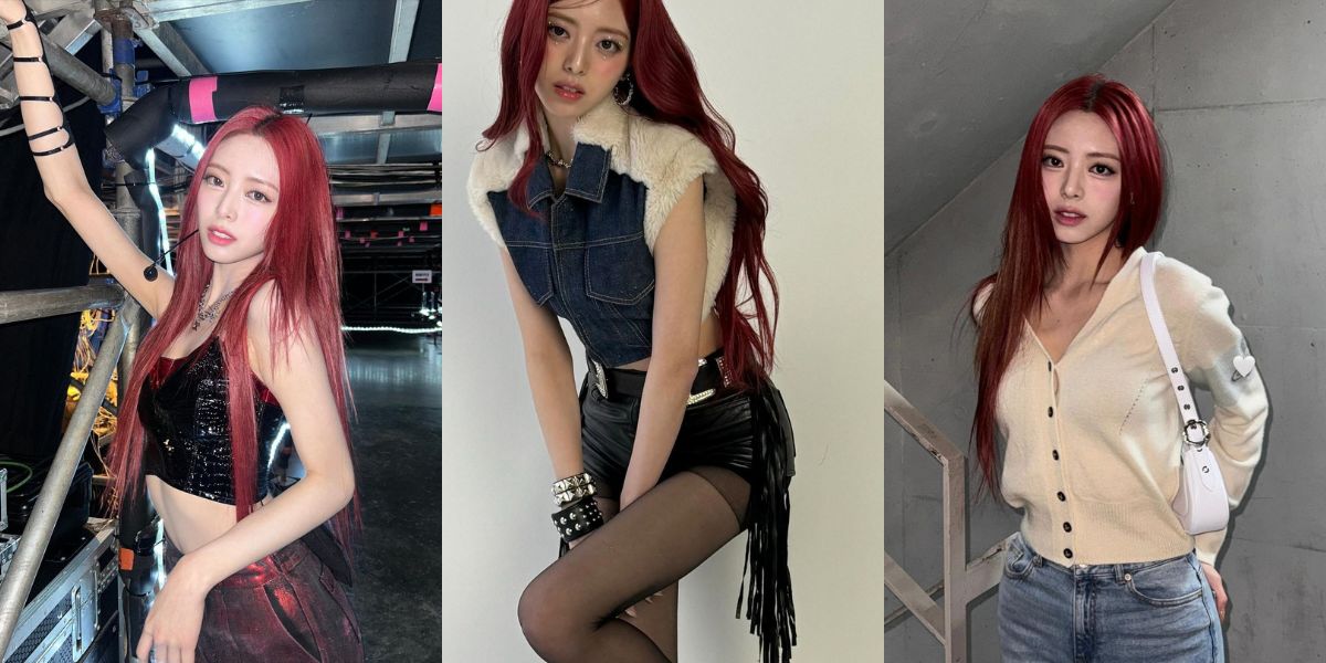 8 Enchanting Photos of Yuna ITZY with Red Hair, Beautiful Face and Slim Body that Makes Everyone Envious!