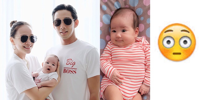 8 Adorable Portraits of Baby Ariella, Yuanita Christiani's Child, Already Expressive Despite Being Only 3 Months Old