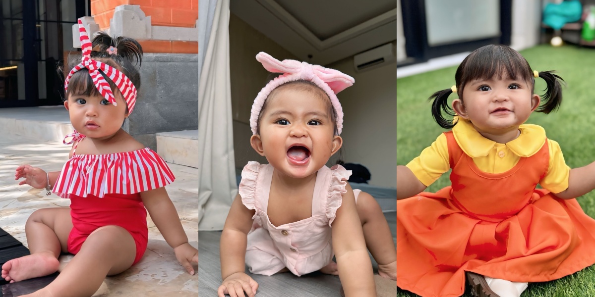 8 Adorable Photos of Dek Cunda, Denny Caknan's Child, Cosplaying as a Mermaid and a Squid Game Doll