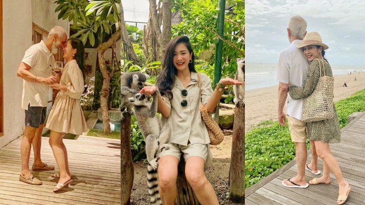 8 Intimate Photos of Bunga Zainal and Husband Celebrating New Year in Bali