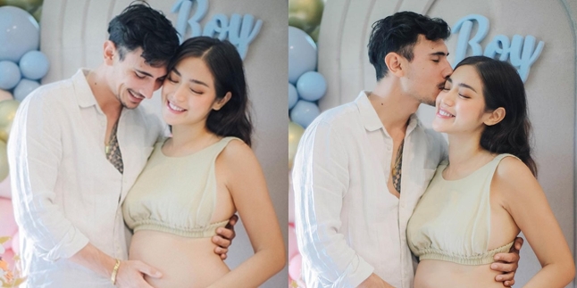 8 Intimate Photos of Jessica Iskandar and Vincent Verhaag at Their Second Child's Gender Reveal, the Age of Their Pregnancy Makes Netizens Curious