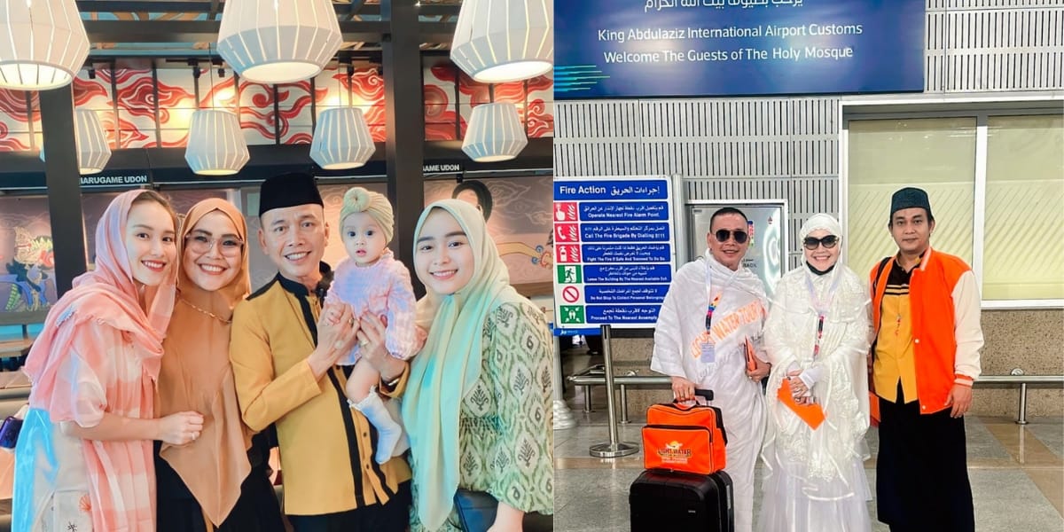 8 Moments of Ayu Ting Ting Accompanying her Parents for Umrah