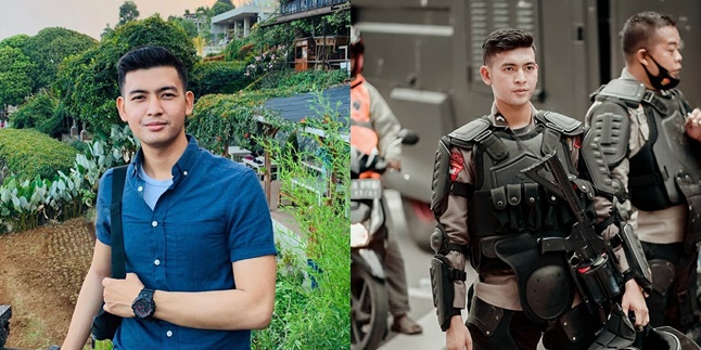 8 Portraits of Muhammad Chaerul Ali, Handsome Policeman That Makes You Lose Focus During the UU Cipta Kerja Demonstration