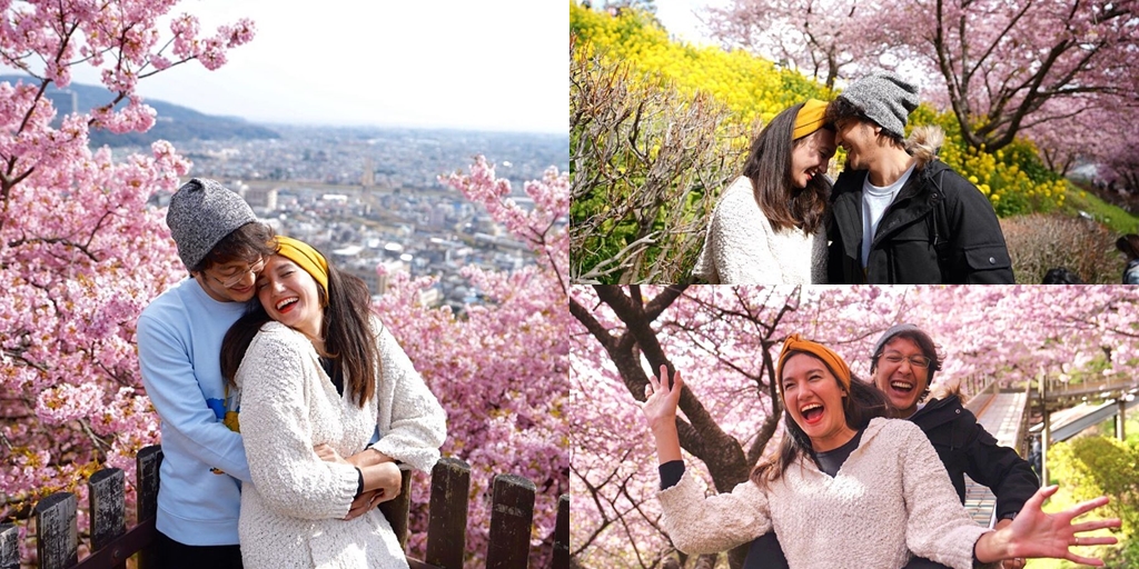 8 Photos of Nadine Chandrawinata and Dimas Anggara's Vacation to Japan, Showing Affection Wearing Couple Outfits