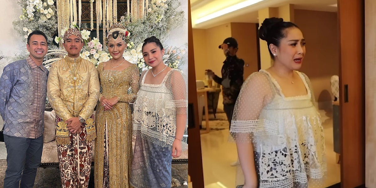 8 Photos of Nagita Slavina that Netizens Criticized When Attending Kaesang Pangarep's Wedding Ceremony, Her Outfit is Said to be Inappropriate - by a Famous Designer