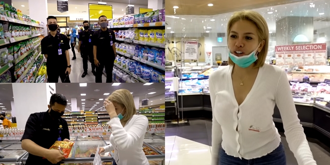 8 Portraits of Nikita Mirzani Shopping with Security, Everything is Hurried Until Running