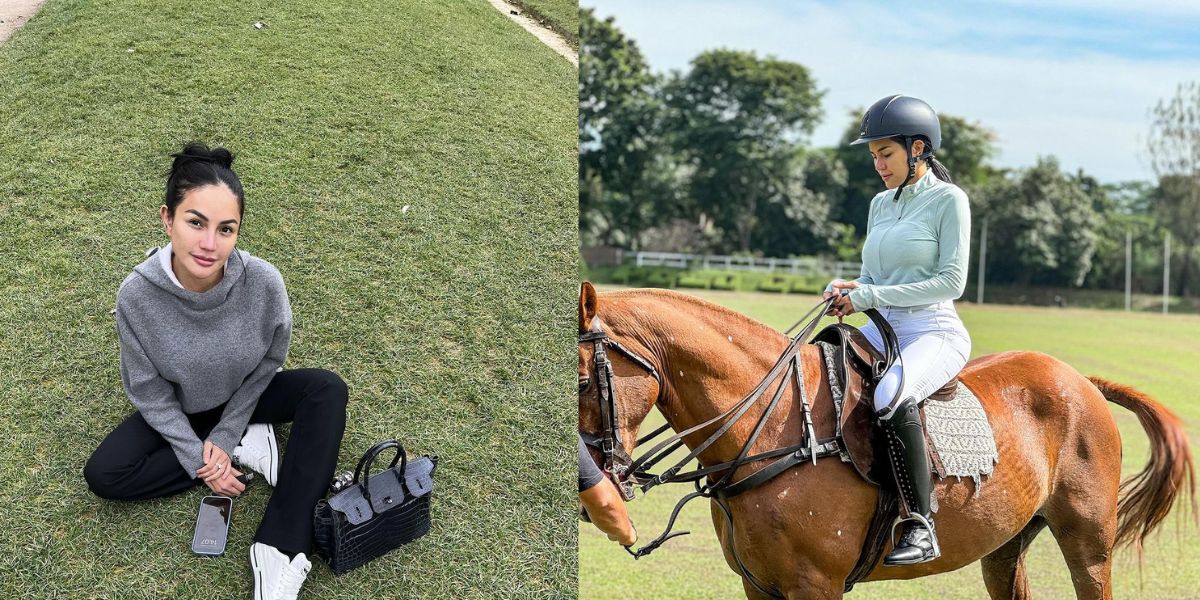 8 Pictures of Nikita Mirzani Riding a Horse, Now Said to be More Serene!