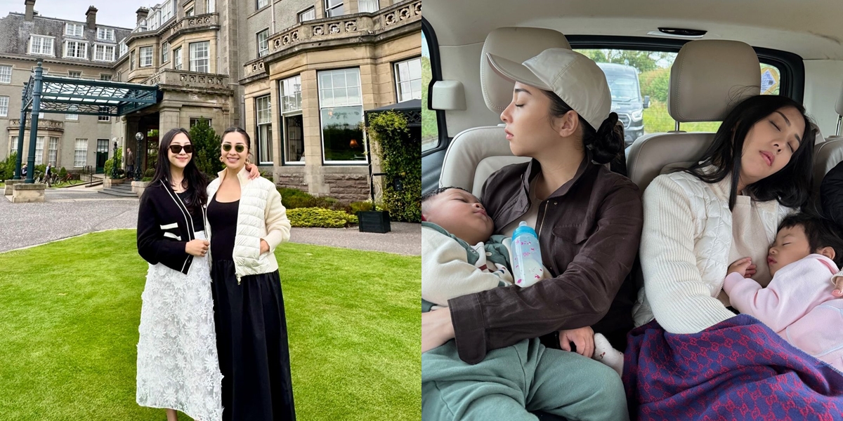 8 Photos of Nikita Willy's Vacation in Cotswold-England, Still Beautiful Even While Sleeping in the Car Holding Issa - Having Fun on the Farm