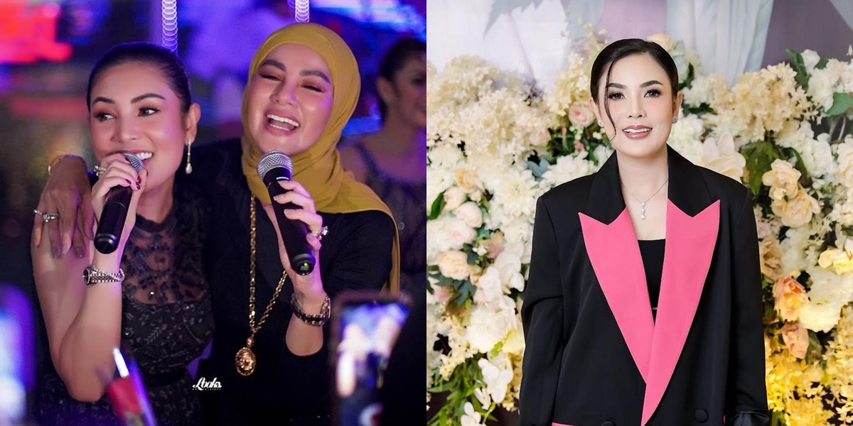 8 Pictures Of Nindy Ayunda And Olla Ramlan Making Up After 2 Years Of Feud Posting A Hug Photo 0003