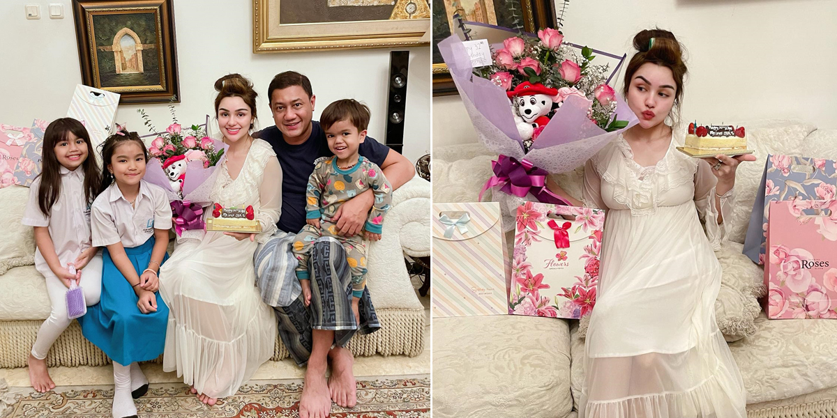 8 Photos of Nurah Syahfirah Receiving a Birthday Surprise from Teuku Rafly, Still as Beautiful as Barbie Even in Her Pajamas