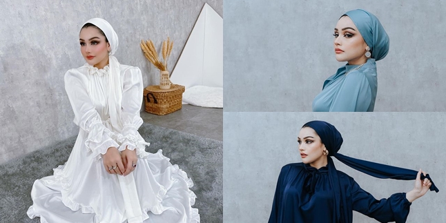 8 Photos of Nurah Syahfirah, Teuku Rassya's Stepmother, Wearing Hijab on Eid Day, Her Beautiful Face is Said to Resemble Barbie