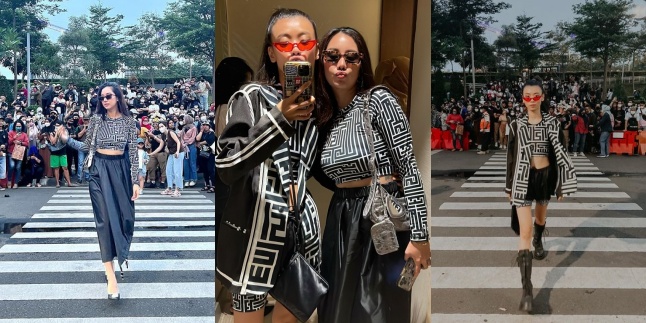 8 Portraits of Same-Sex Couple Chika Kinsky and Yumi Kwandy Enliven Citayam Fashion Week, Original Models Come Down from the Mountains - Matching Couple Outfits