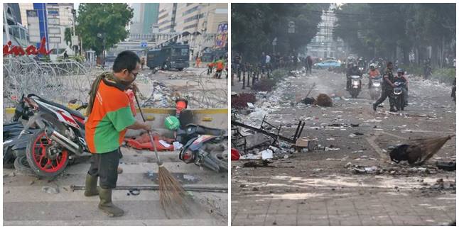 8 Post-Action Photos of May 22, Burned Cars-Trash Piled Up