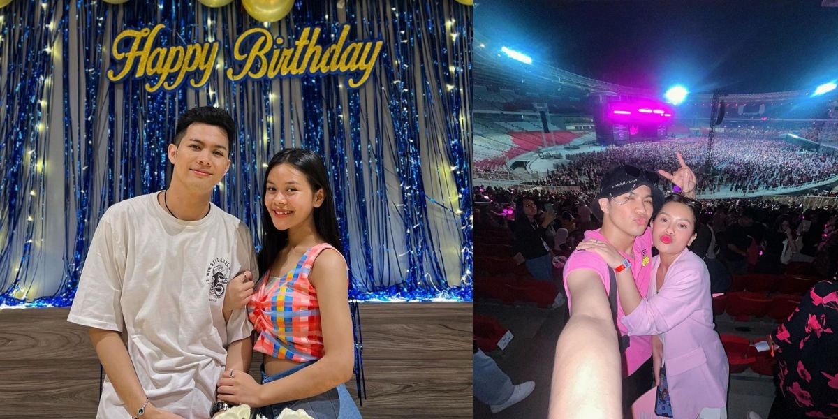 8 Beautiful Photos of Dangdut Singer Melly Lee Celebrating Her Dancer Boyfriend's Birthday