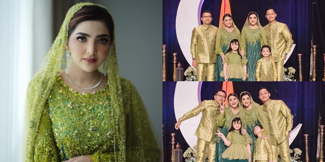 8 Portraits of Ashanty's Appearance at Aurel Hermansyah's Religious Event, Highlighted Because Her Dress Matches the Bride's