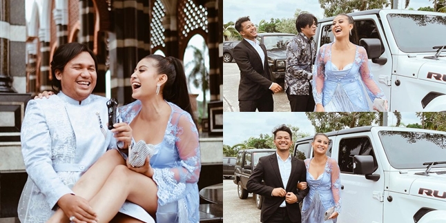 8 Portraits of Awkarin's Appearance at Sarah Gibson's Wedding, Stunning as a Bridesmaid - Highlighted for Holding Hands with Two Ex-Boyfriends