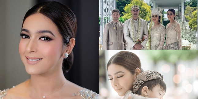 8 Beautiful Appearances of Nabila Syakieb on the Wedding Day of Ali Syakieb and Margin Wieheerm, Dazzling in Kebaya