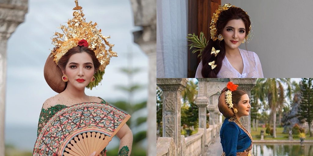 8 Stunning Photos of Ashanty Wearing Traditional Balinese Kebaya, Flooded with Praise from Netizens