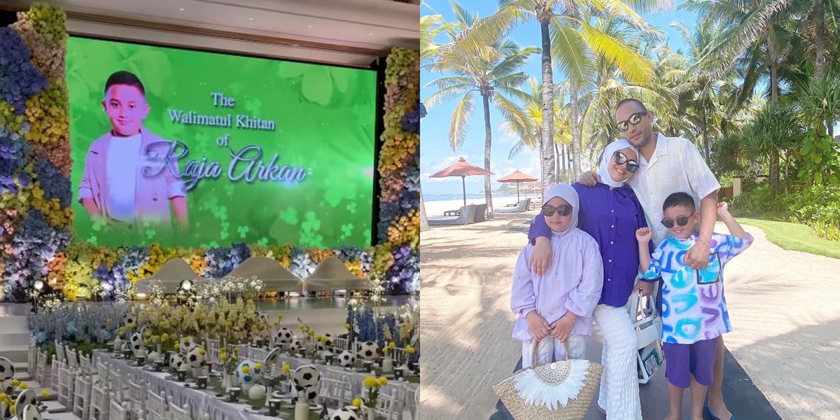 8 Potraits of Syahrini's Nephew's Circumcision Celebration Held Luxuriously at a Hotel, Decorations Resemble a Wedding and Festive with the Tradition of 'Arak-Arakan' - Attended by Bu Cinta