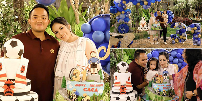 8 Photos of Momo Geisha's Husband's Birthday Celebration, Warm with Family