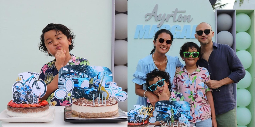 8 Portraits of the Second Birthday Celebration of Marcella Zalianty's Son, who was Previously Diagnosed with Brain Tumor, Lively and Full of Warmth