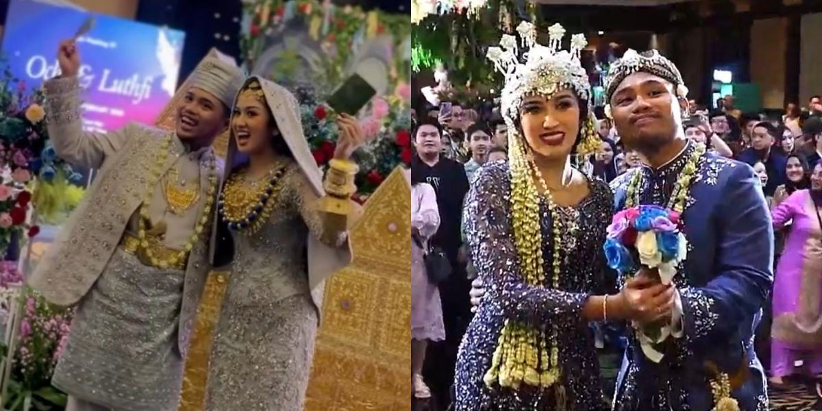 8 Photos of Ochi Rosdiana & Luthfi Arif's Wedding, Full of Happiness - Different Customs for Akad & Reception