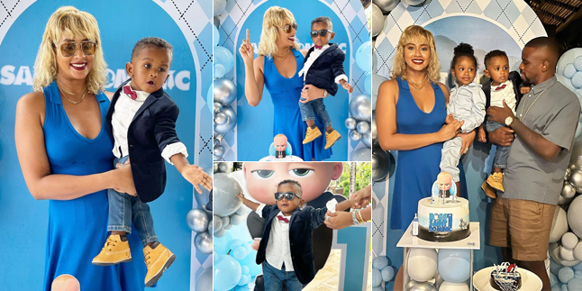 8 Portraits of Baby Dom's Second Birthday Party, Styled Like a Boss Baby - So Adorable!