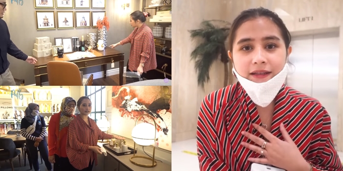 8 Portraits of Prilly Latuconsina Shopping for Home Furniture, Directly Inviting Star Interior Designers