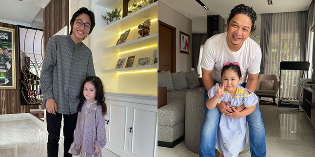 8 Portraits of Princess Kayla, Pasha Ungu's Daughter, who is now 4 Years Old, with Longer Hair Like a Doll