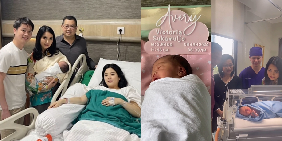 8 Portraits of the Birth Process of Avery, Valencia Tanoe's First Child - Kevin Sanjaya, Beautiful Like His Father - Born on the Auspicious Date of 8