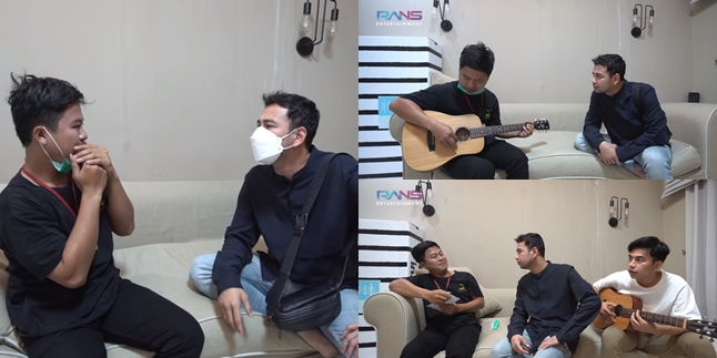 8 Portraits of Raffi Ahmad Meeting Fans Who Create Songs For Him, Bought for Rp 10 Million - Offered to Enter the Recording Studio