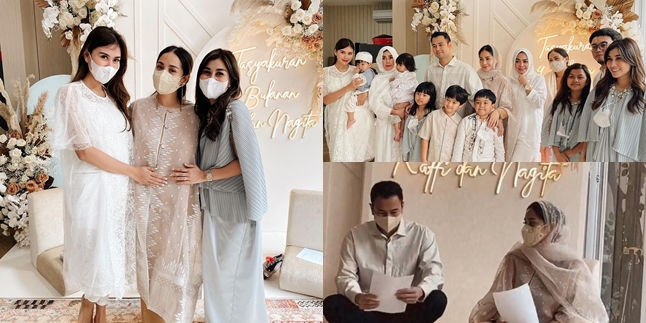 8 Photos of Raffi Ahmad Holding a Celebration for Nagita Slavina's 4-Month Pregnancy, Beautiful Maternity Charm Distracts Netizens