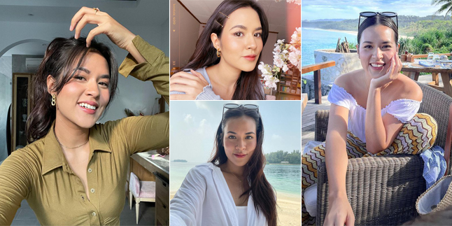 8 Portraits of Raisa who Always Looks Beautiful and Naturally Glowing, Her Eyelashes are Long and Curly!