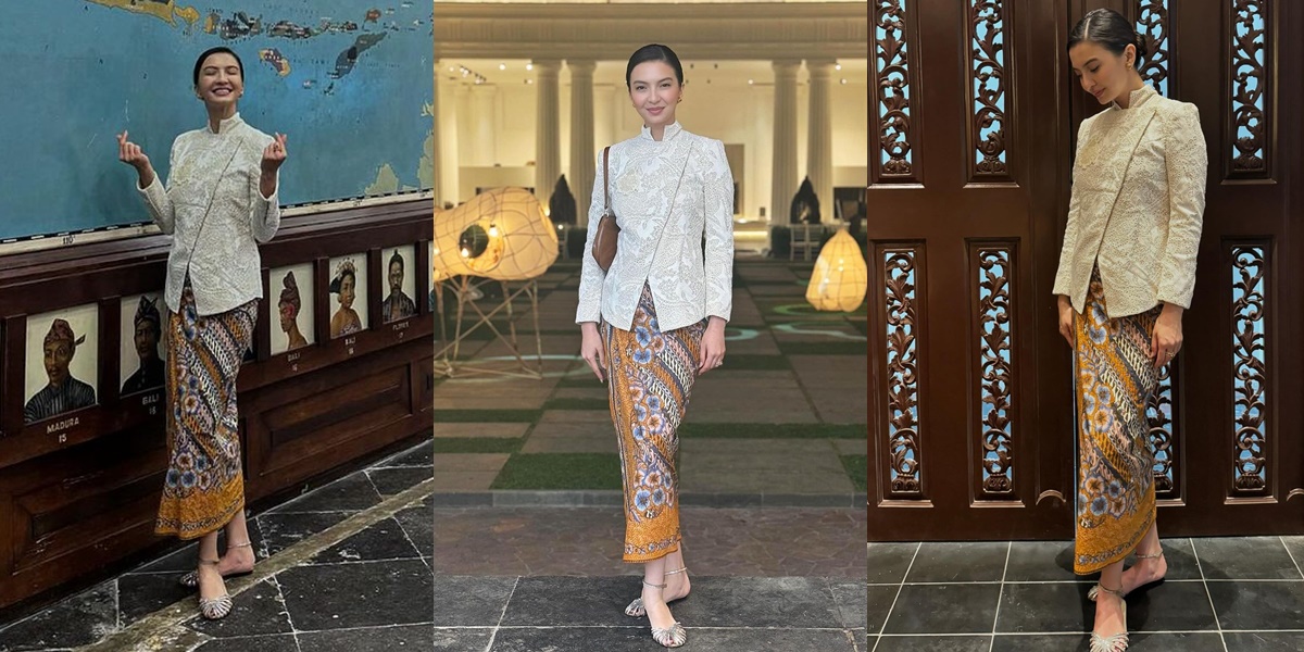 8 Portraits of Raline Shah Wearing Kebaya Janggan at the Museum Opening, Radiating the Charm of a Javanese Girl