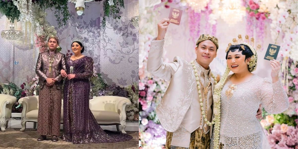 8 Portraits of Celebrity Wedding Reception of Clarissa Putri and Sandro Fahdhipa, Inviting King Nassar