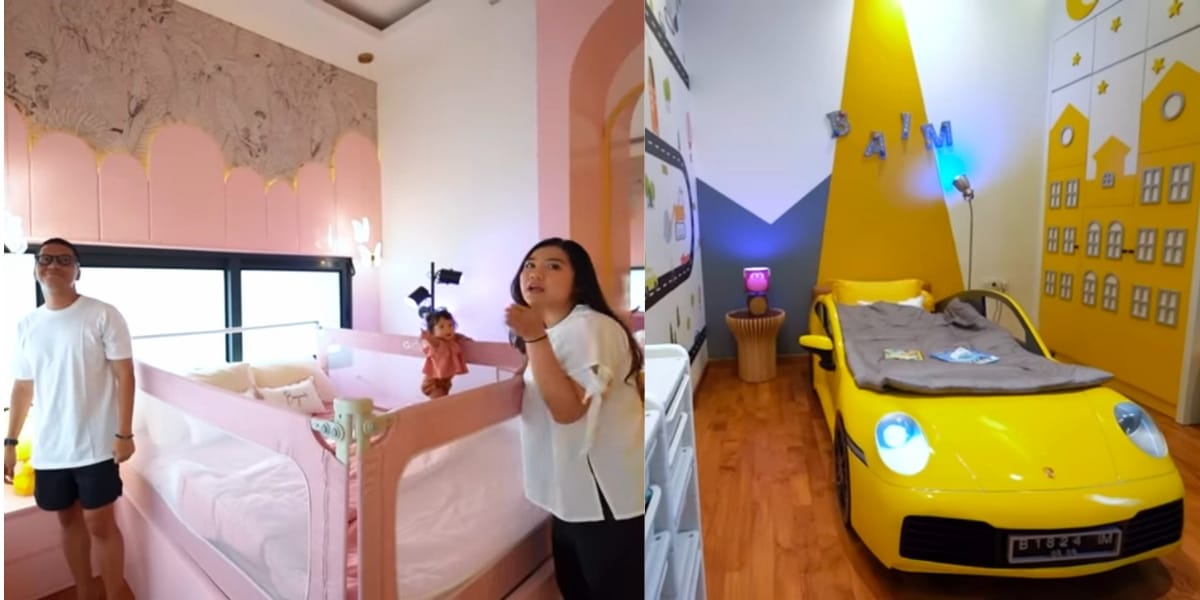 8 Potret Room tour Arief Muhammad's Kids' Room that is Really Good, Making the Bed Look Like a Porche Car