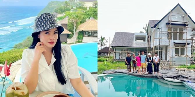 8 Photos of Titi Kamal's New House in Ubud-Bali, Super Luxurious with Two Floors - Equipped with a Large Swimming Pool Facing the Rice Fields