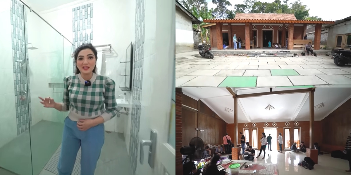 8 Portraits of Suteng House, Ashanty's Assistant, which is Newly Built, Getting Wider and the Bathroom is Very Luxurious