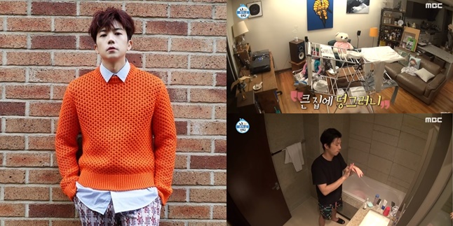 8 Pictures of Wooyoung 2PM's House that has been Occupied for 6 Years, Clothesline Placed in the Middle Room