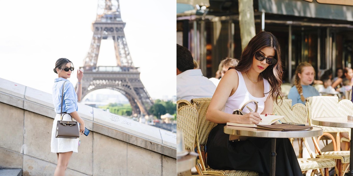 8 Pictures of Sabrina Chairunnisa's Vacation in Paris, Accompanied by Azka and Deddy Corbuzier - Stylish During Photoshoot