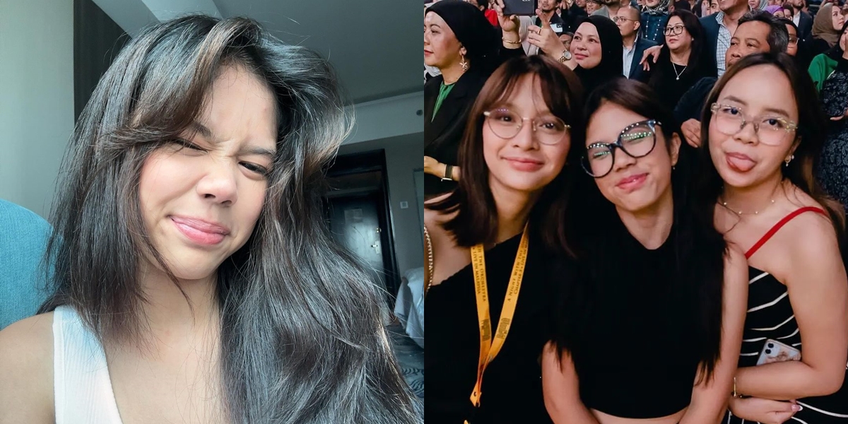 8 Portraits of Safeea Ahmad Putri Mulan Jameela Sleeping on a Plane, Her Pointed Nose Becomes the Highlight - Growing Up as a Teenager and Getting Prettier