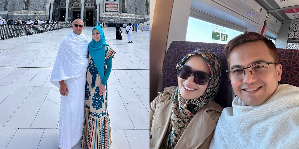 8 Portraits of Sahrul Gunawan Performing Umrah with His Wife and Mother-in-Law, Very Harmonious