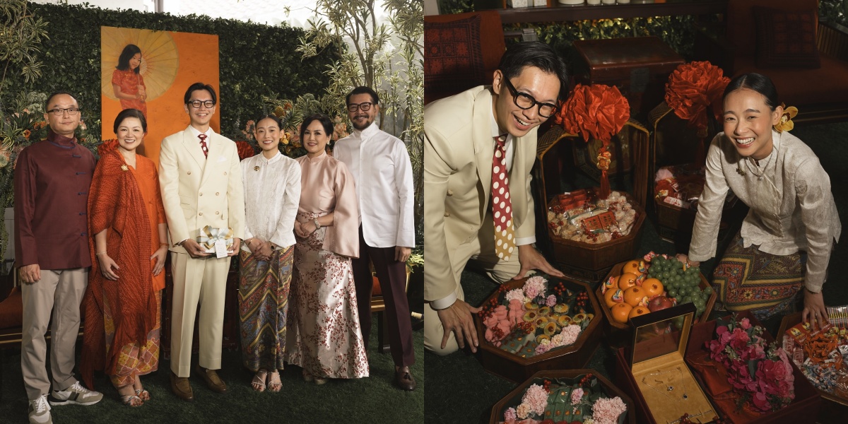 8 Photos of the Sangjit Ceremony of Brandon Salim & Dhika Himawan, Attended by Immediate Family - Held Simply at Home