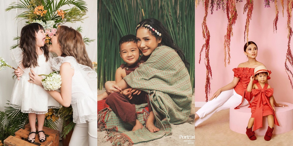 8 Portraits of Celebrities and Their Children with Flower Theme, Let's Take a Peek!