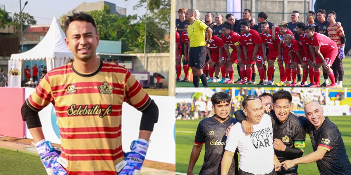 8 Photos of Celebrity FC Successfully Becoming Champions of 'Celebrity Trofeo Cup 2023', Raffi Ahmad Becomes Goalkeeper - Darius Sinathrya Scores a Goal